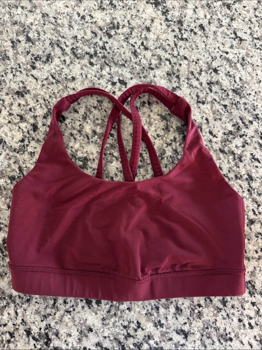 lululemon athletica Burgundy Strappy Sports Bra
